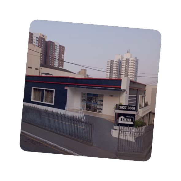 Foto da fachada da matriz da Imobiliária Kikina
